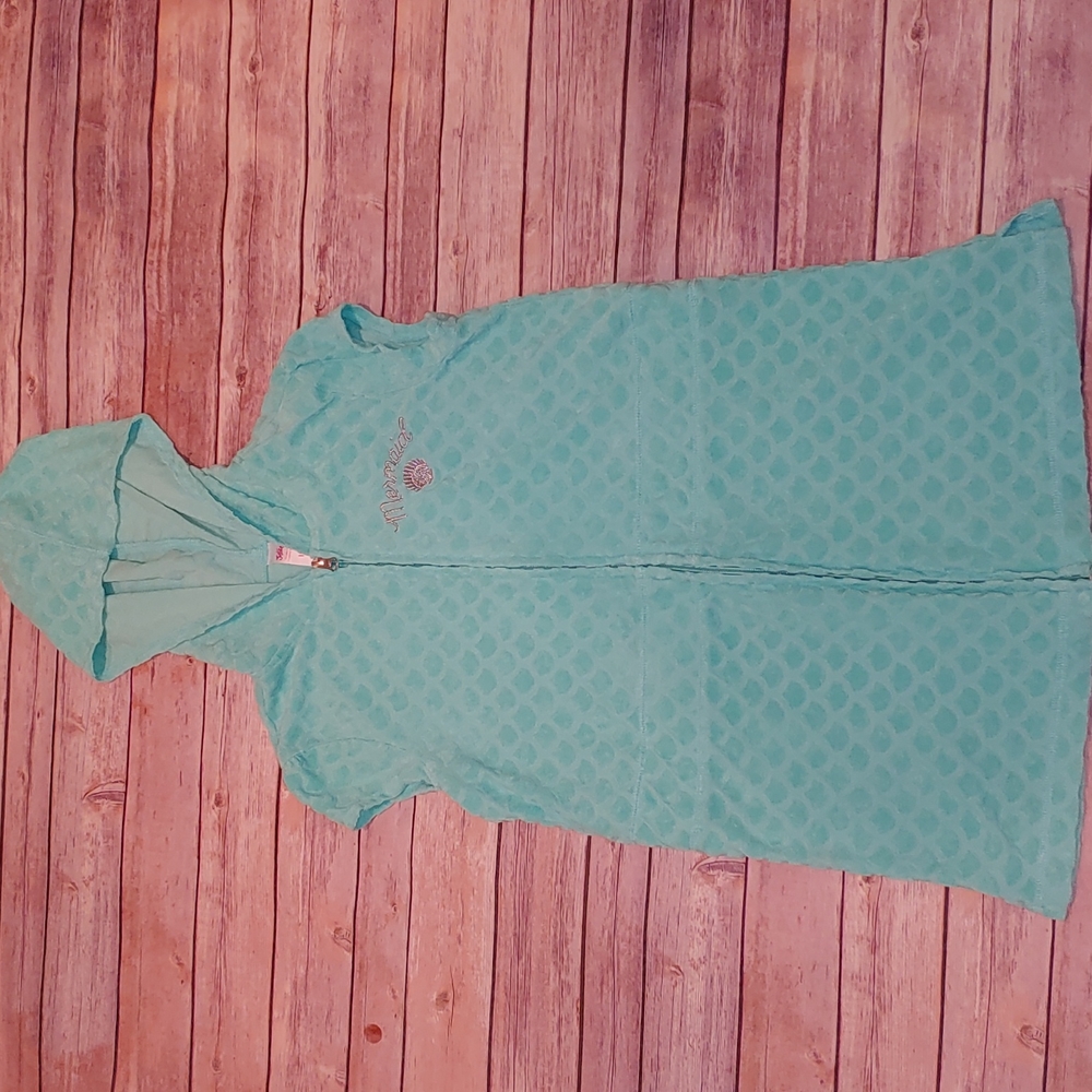 Justice Hooded Swim Cover-Up - Size 12